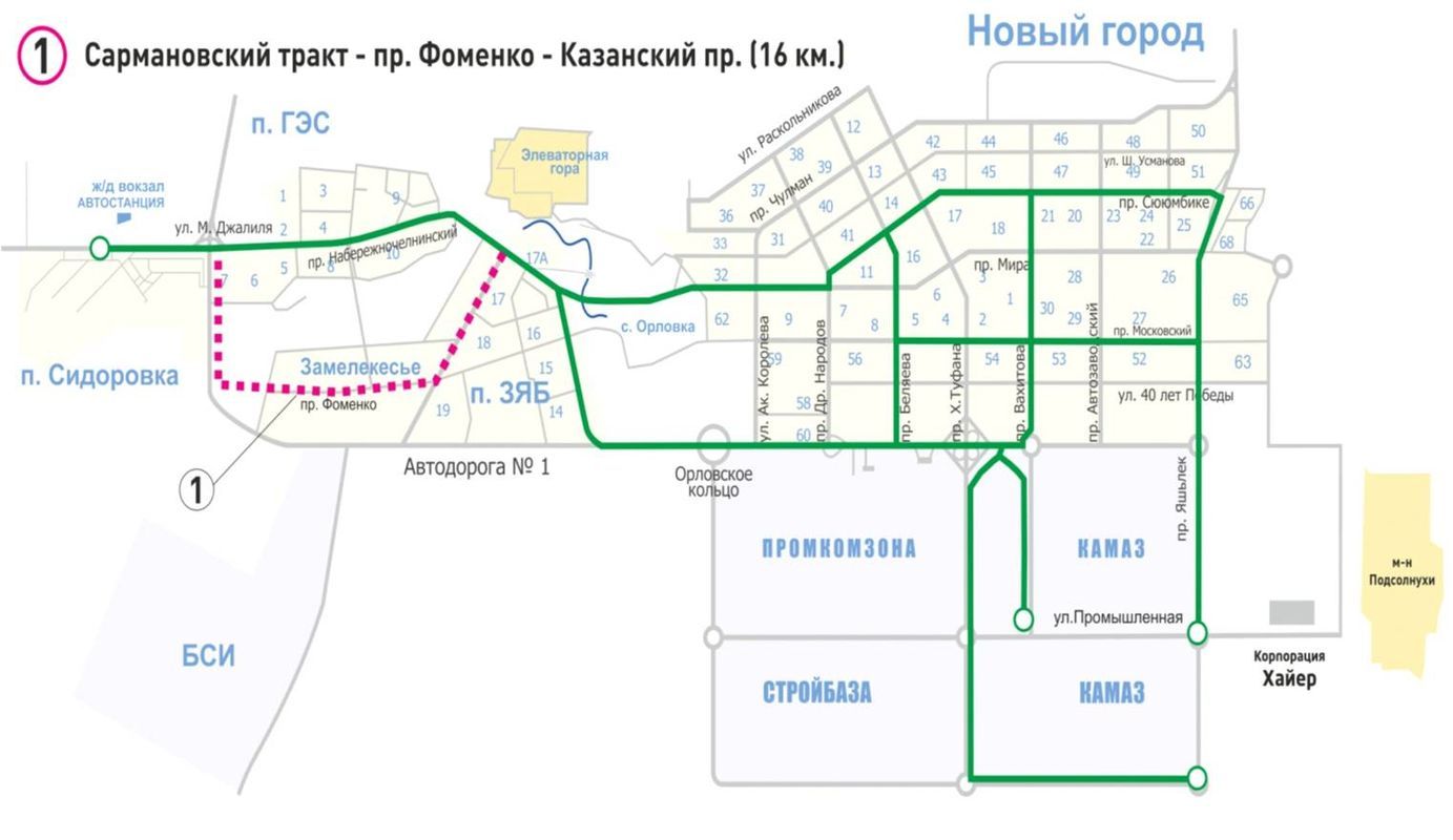 В Челнах согласовали проект планировки территории, где пройдет трамвайная  ветка в Замелекесье