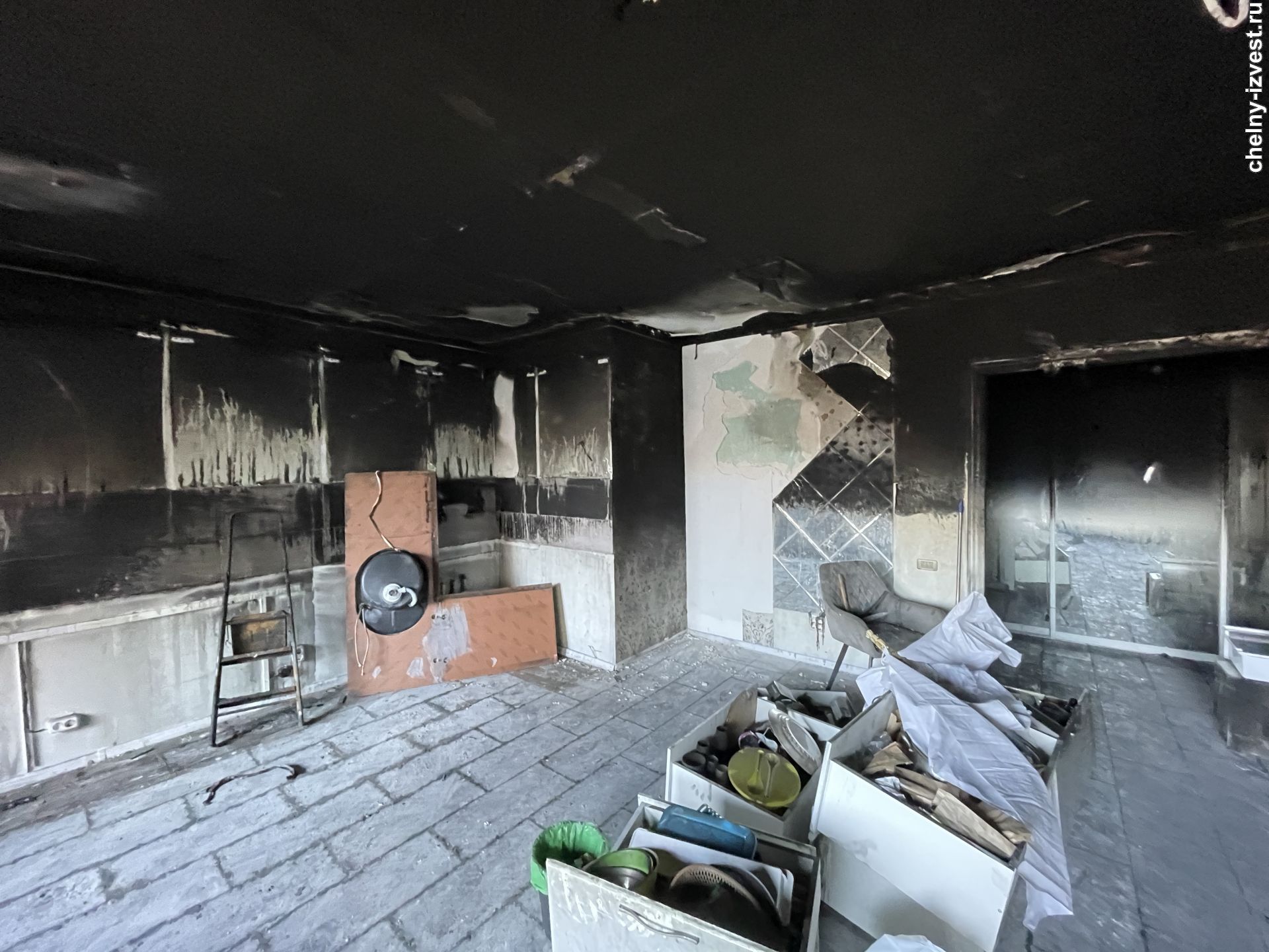пожар в 41 комплексе в Челнах
