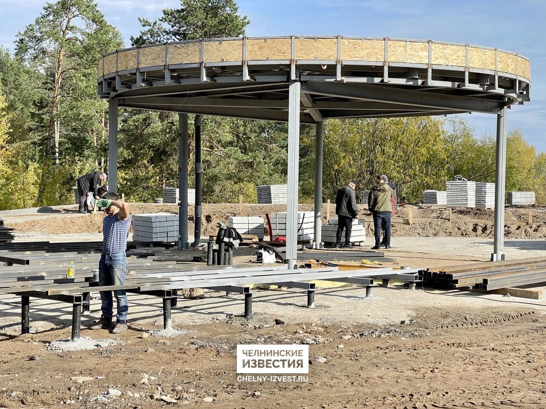 Благоустройство парка Прибрежный будут вести и в октябре | 03.10.2022 |  Набережные Челны - БезФормата