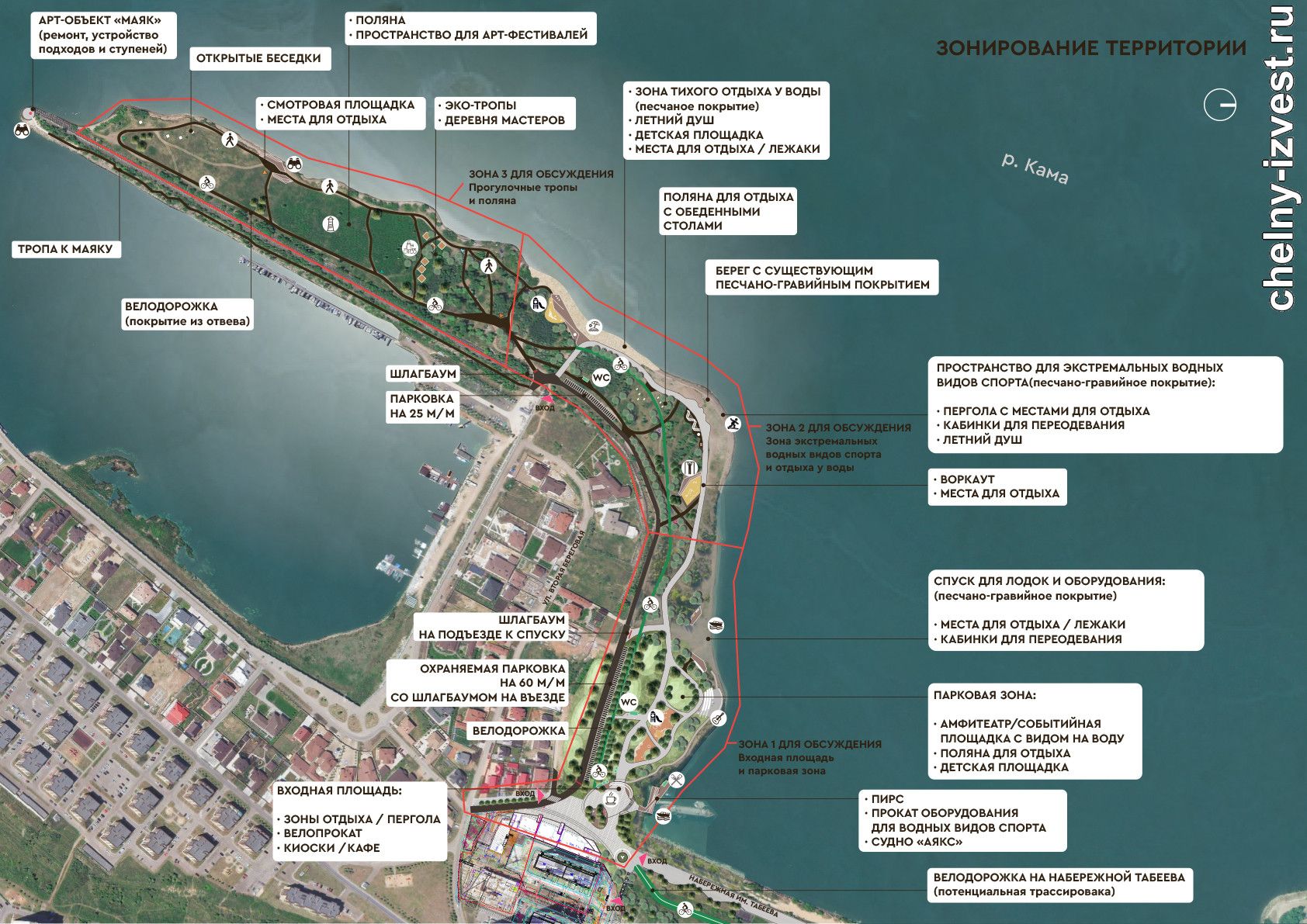 На набережной в новом городе не будет зоны барбекю | 22.12.2022 | Набережные  Челны - БезФормата