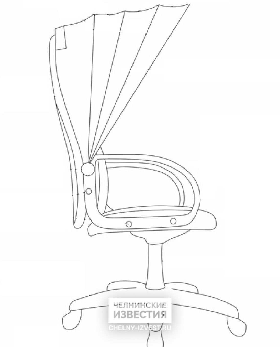 Челнинский писатель-изобретатель запатентовал офисное кресло с козырьком