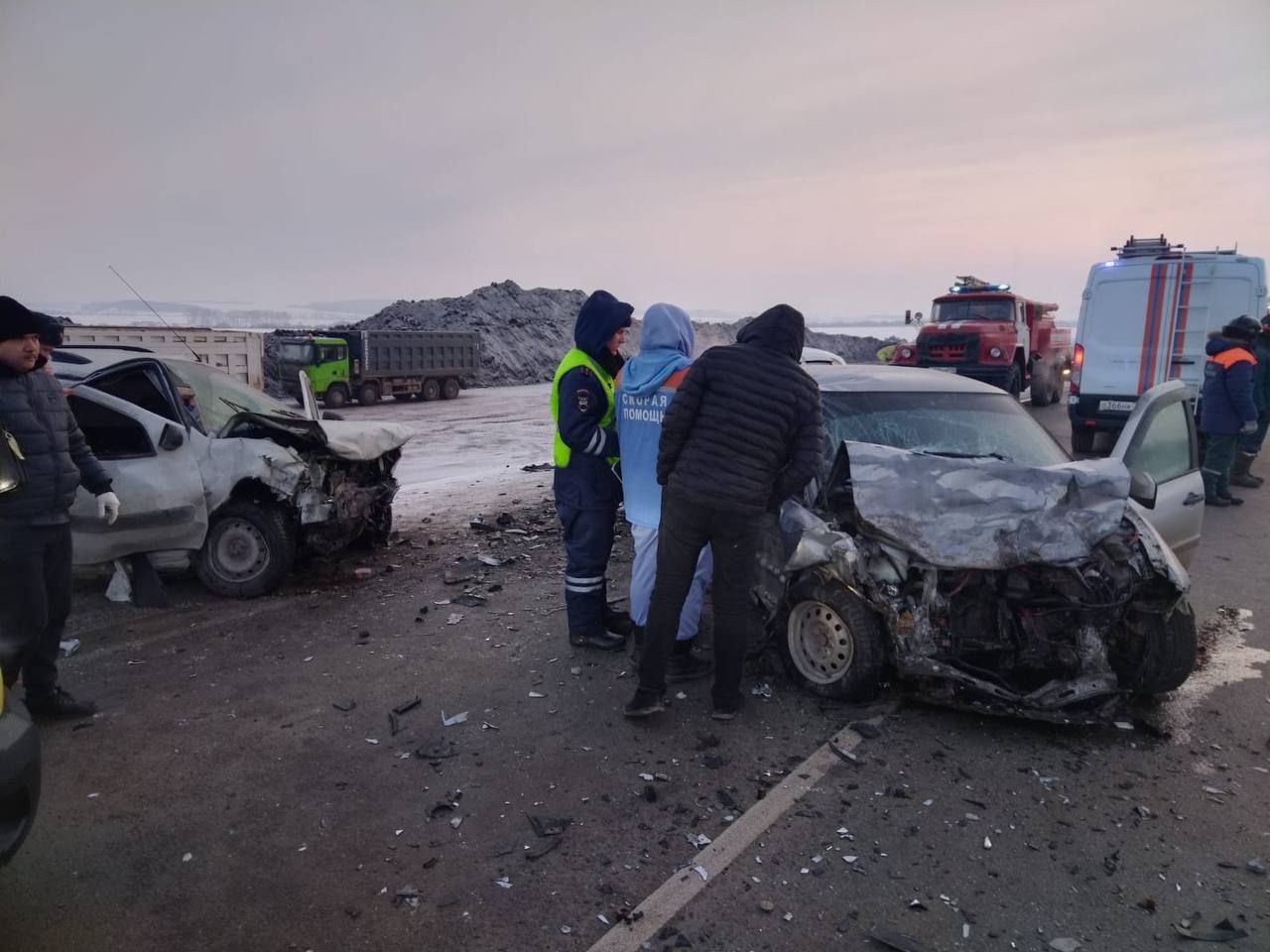 В Татарстане в массовом ДТП на трассе М7 погиб 30-летний водитель