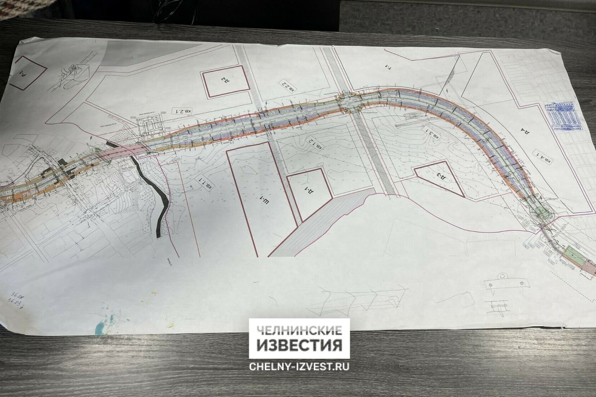 План продолжения московского проспекта в набережных челнах