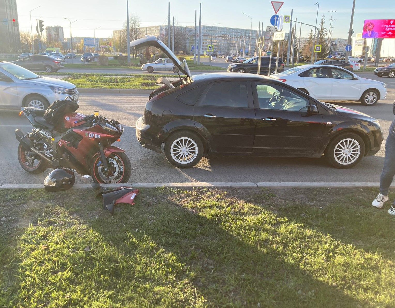 В Челнах с приходом тепла произошло три ДТП с мотоциклами