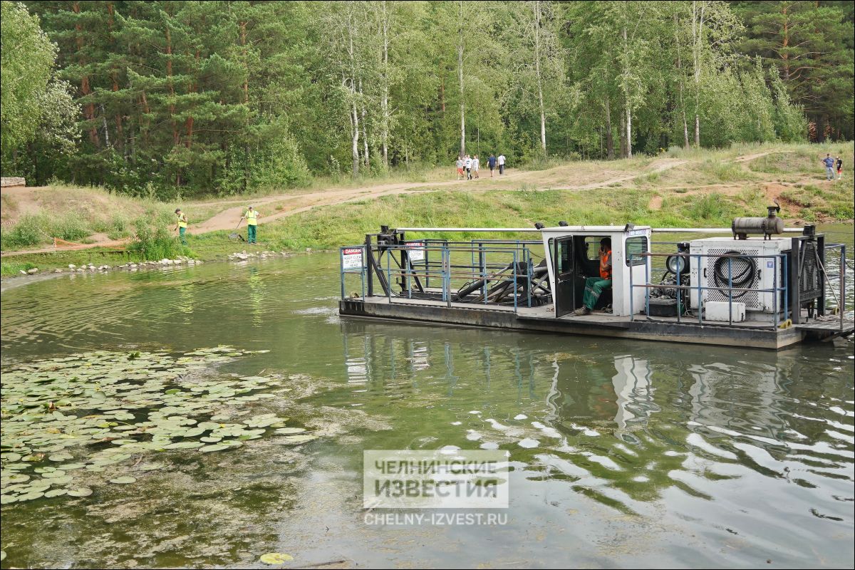 Очистку дна озера Лесное в Набережных Челнах планируют закончить за месяц |  10.07.2023 | Набережные Челны - БезФормата