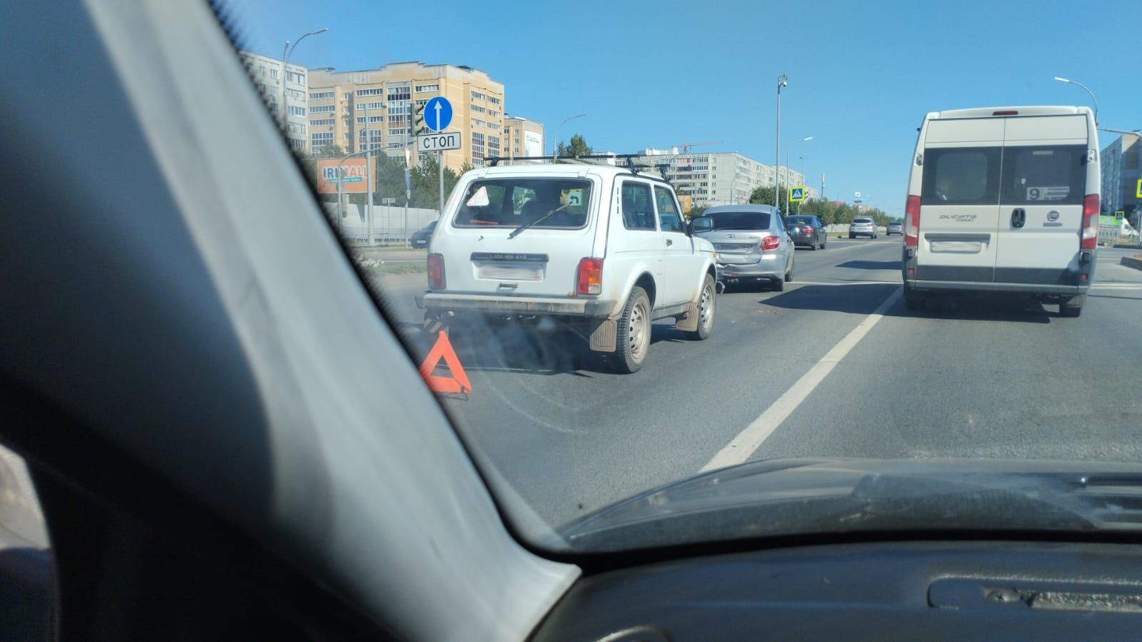 В Челнах на одном месте попали в ДТП пять авто