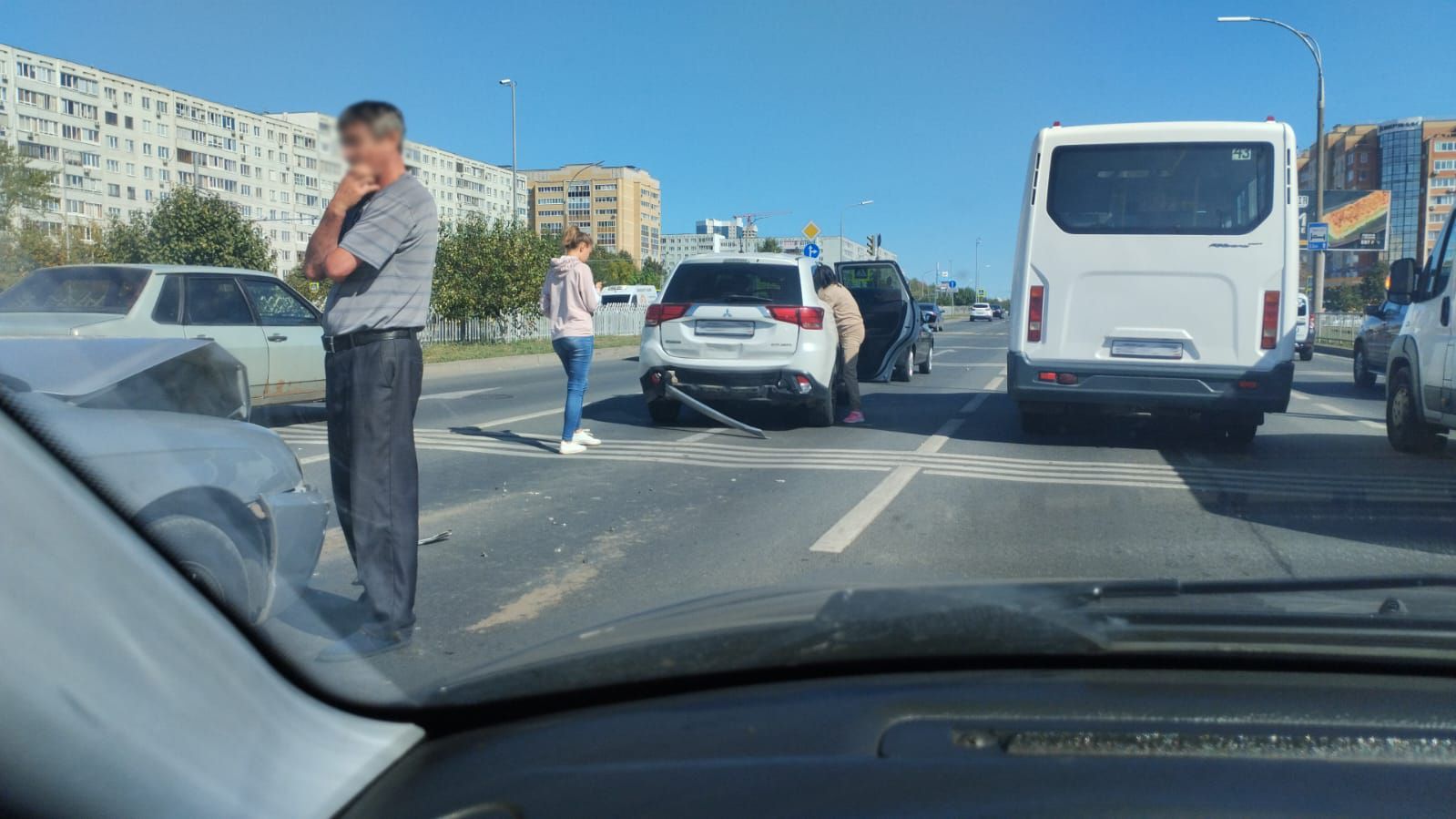 В Челнах на одном месте попали в ДТП пять авто