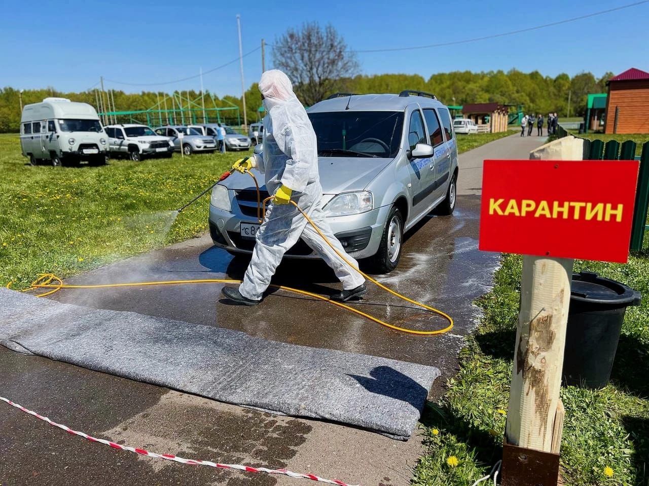 В Тукаевском районе домашних птиц спасали от гриппа