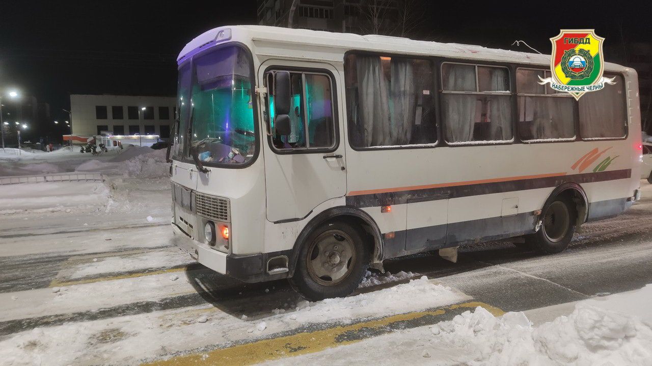 В Набережных Челнах автобус сбил пешехода