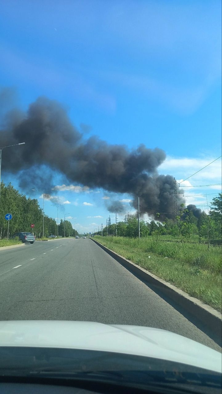 Второй раз за три дня: на территории ПЭК в Челнах вновь вспыхнула свалка