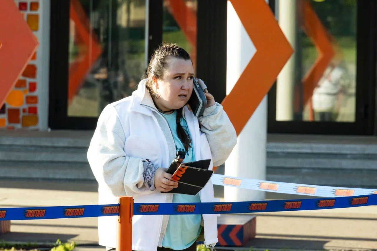 Альбина Кабалина на шоу Погоня