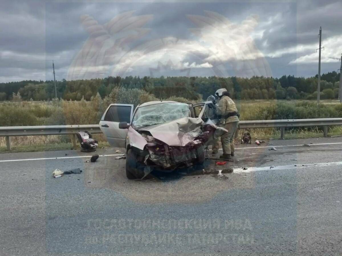 Жуткое ДТП произошло на трассе в Чистопольском районе