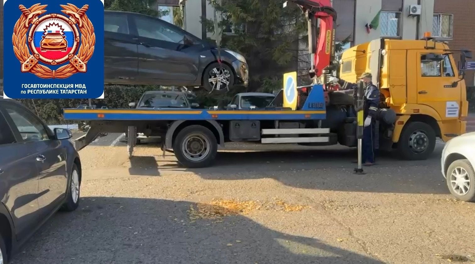 Его иномарка помещена на специализированную стоянку