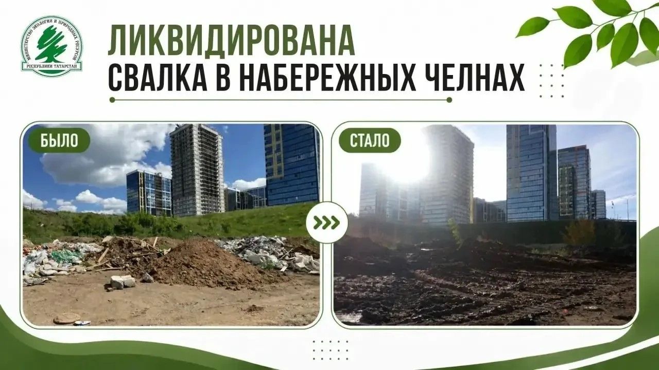 Среди отходов в основном зафиксирован строительный мусор