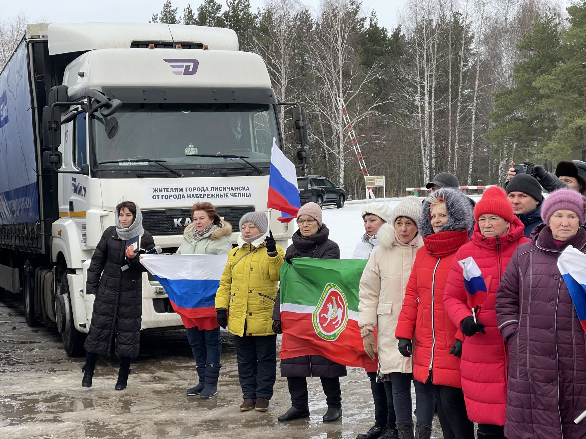 Из Челнов в Лисичанск состоялась самая масштабная отправка гуманитарного груза