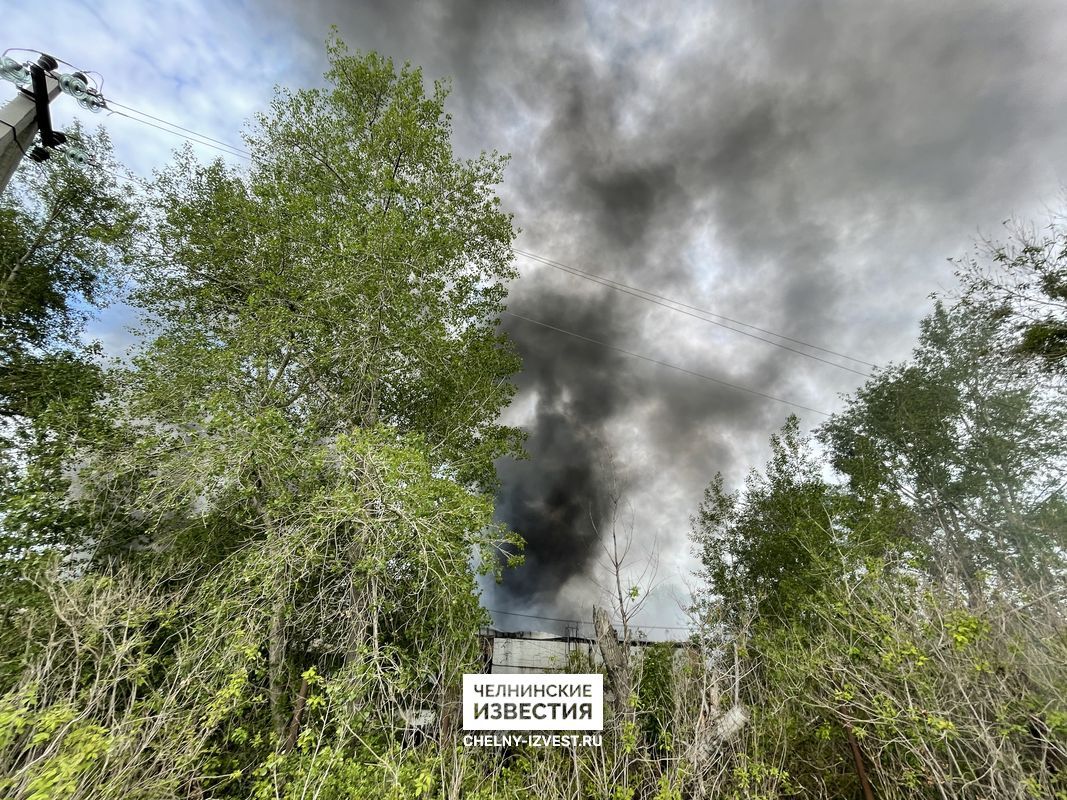 МЧС опубликовало видеокадры последствий пожара на производстве полимеров в Челнах