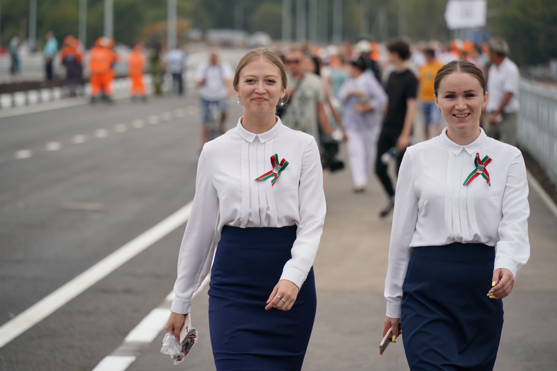 В Набережных Челнах торжественно открыли движение по мосту на улице Гостева