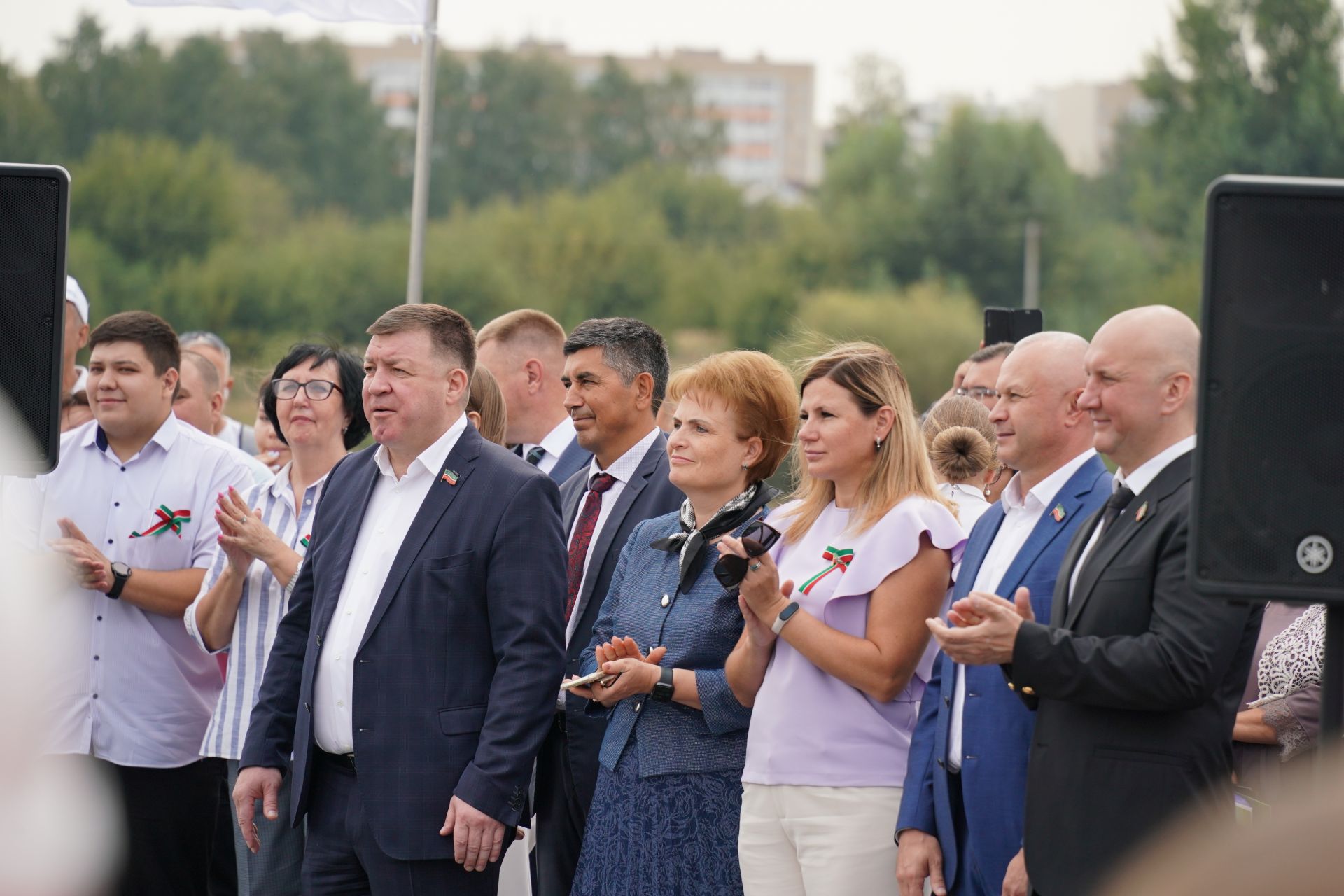 В Набережных Челнах торжественно открыли движение по мосту на улице Гостева