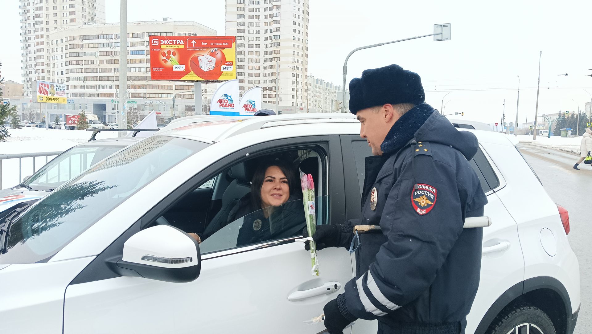 Сотрудники Госавтоинспекции Челнов два дня останавливали женщин-водителей