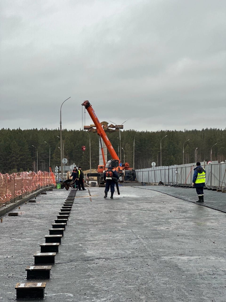 Первый этап ремонта Боровецкого моста идет к завершению