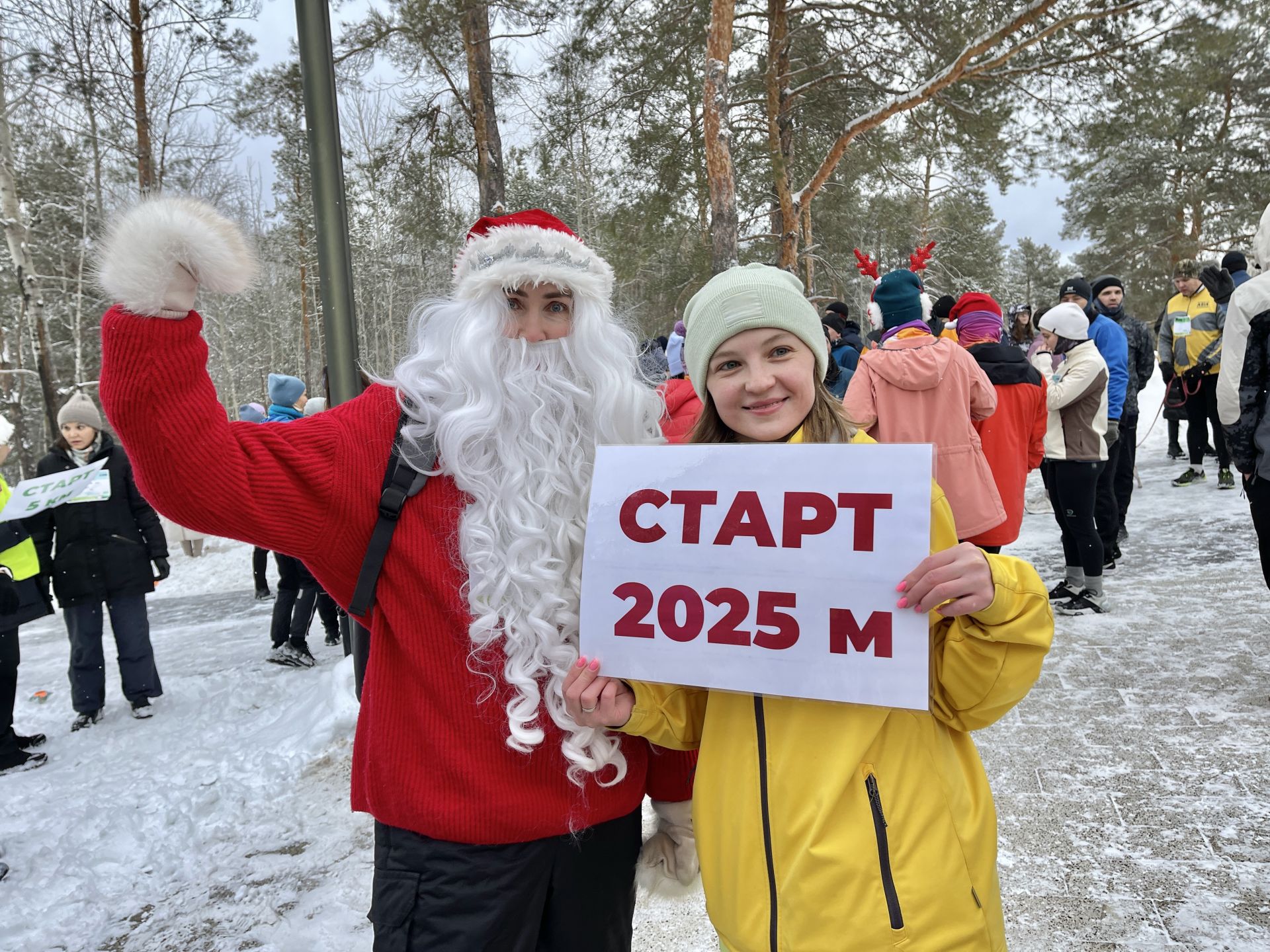 Челнинцы начали 2025 год с зимних стартов «Забег обещаний»