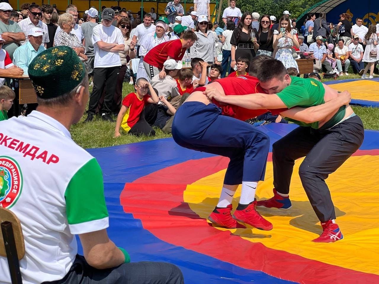 Гостем Сабантуя в Тукаевском районе стал глава Минтранса Татарстана Фарит Ханифов