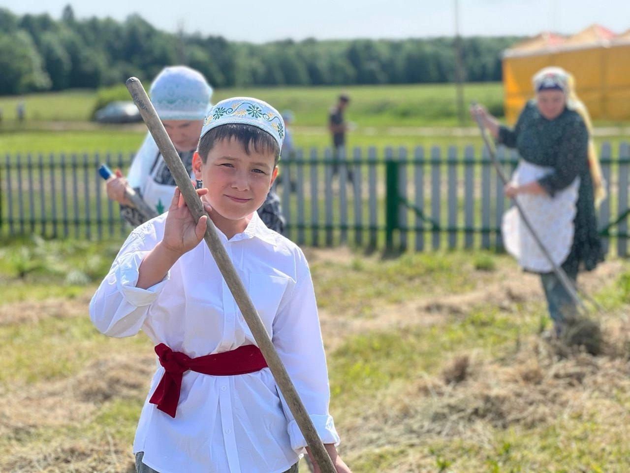 Гостем Сабантуя в Тукаевском районе стал глава Минтранса Татарстана Фарит Ханифов