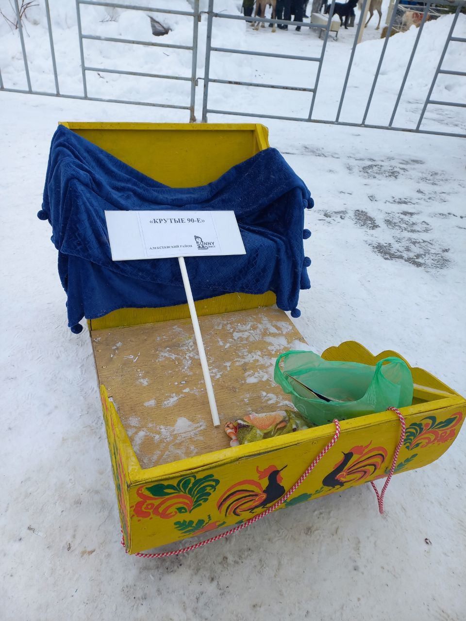 Фото: чем удивил челнинцев фестиваль креативных санок в Мамадыше