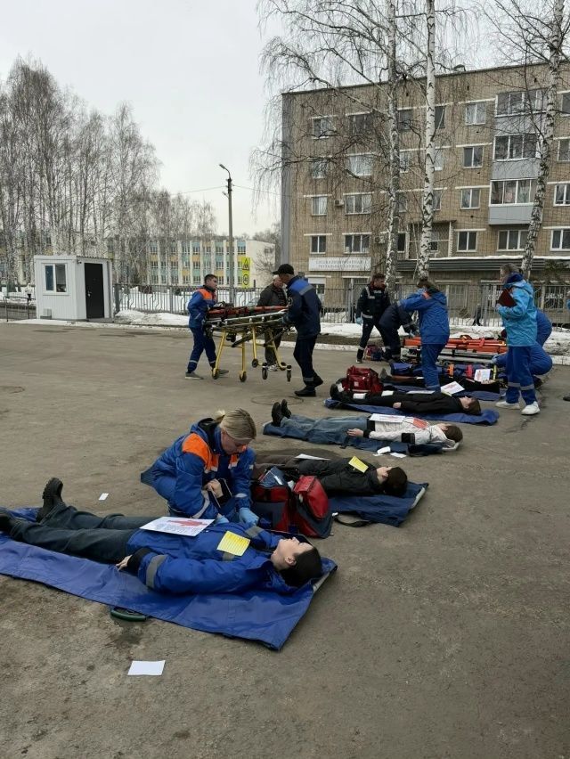 В Челнах прошли учения для бригад скорой помощи
