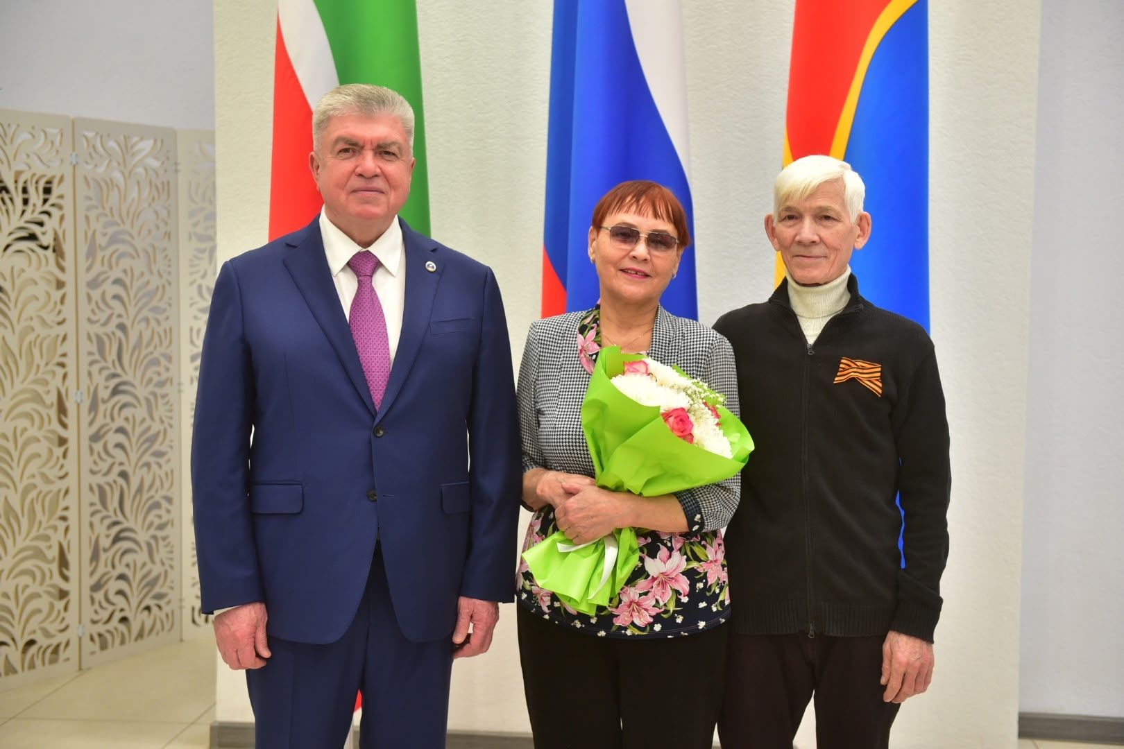 Фото: 15 пар отметили золотую свадьбу во Дворце торжеств Челнов