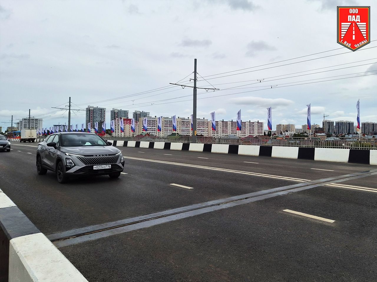 На Центральном мосту Челнов завершили ремонт поперечных швов