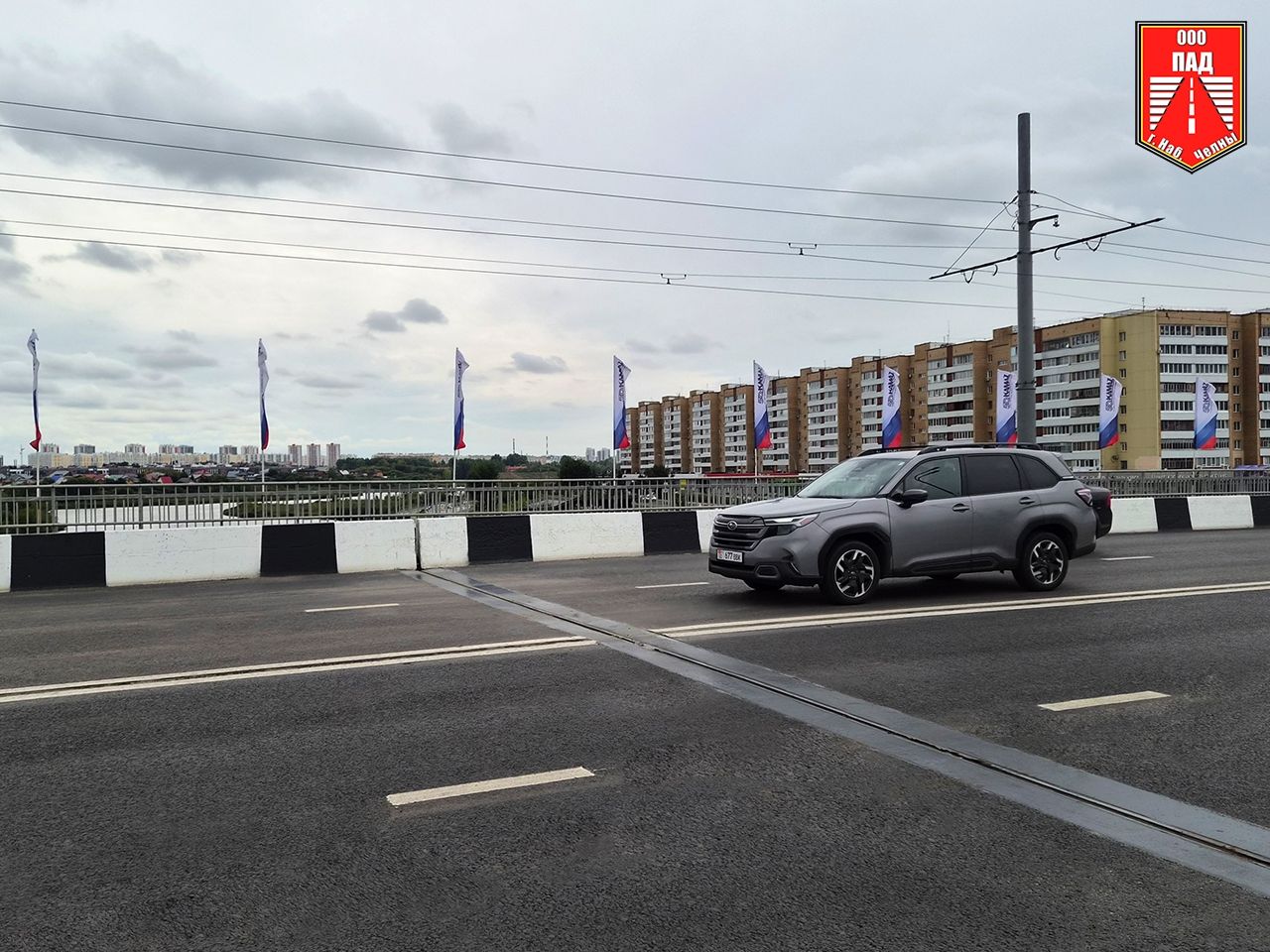 На Центральном мосту Челнов завершили ремонт поперечных швов
