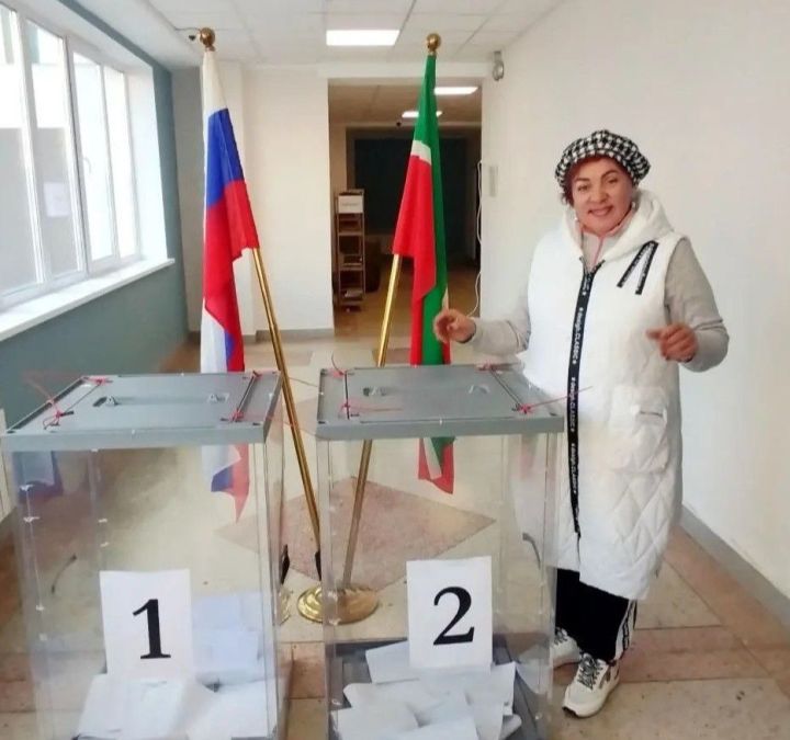 Председатель ТОС Маргарита Чибилева проголосовала на выборах