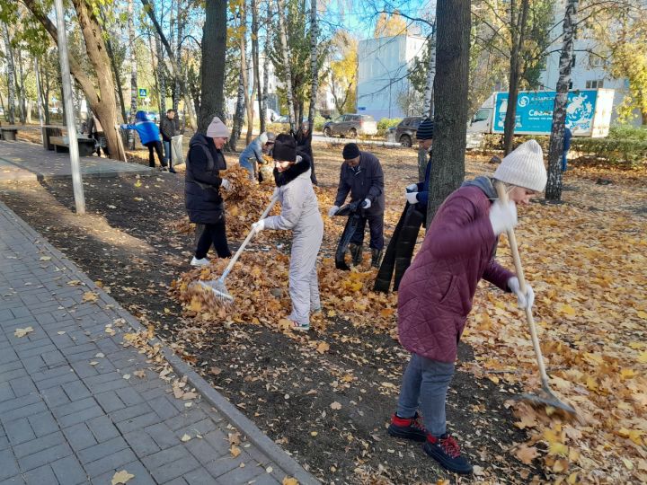 Жители Набережных Челнов провели большую уборку города