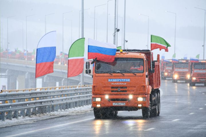 Мост получился изящный: в Татарстане открыли трассу в обход Челнов и Нижнекамска