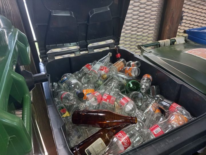 Из модульного пункта «Гринты» в сентябре вывезли тысячу килограммов отходов