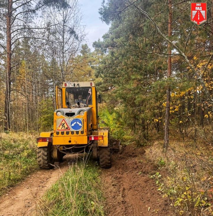 В Челнах в парке Прибрежный готовят лыжную трассу