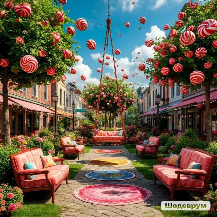 Вкусные кусты, диваны и аквапарк: о каком дворе мечтают дети в Татарстане