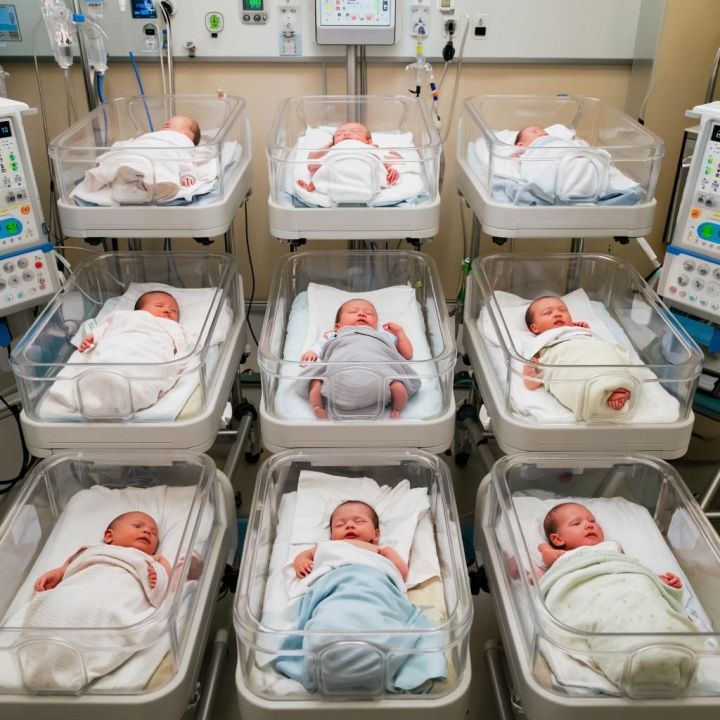 В Египте женщина узнала, что ждет девять детей после лечения бесплодия