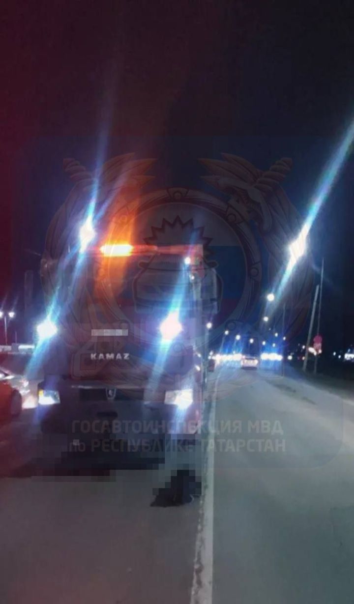 В Татарстане пешеход погиб под колесами грузовика