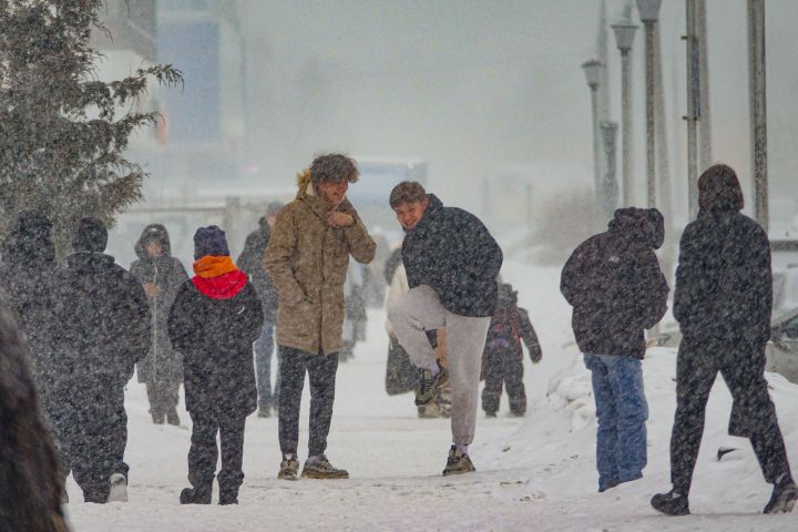 Метели и морозы идут в Татарстан