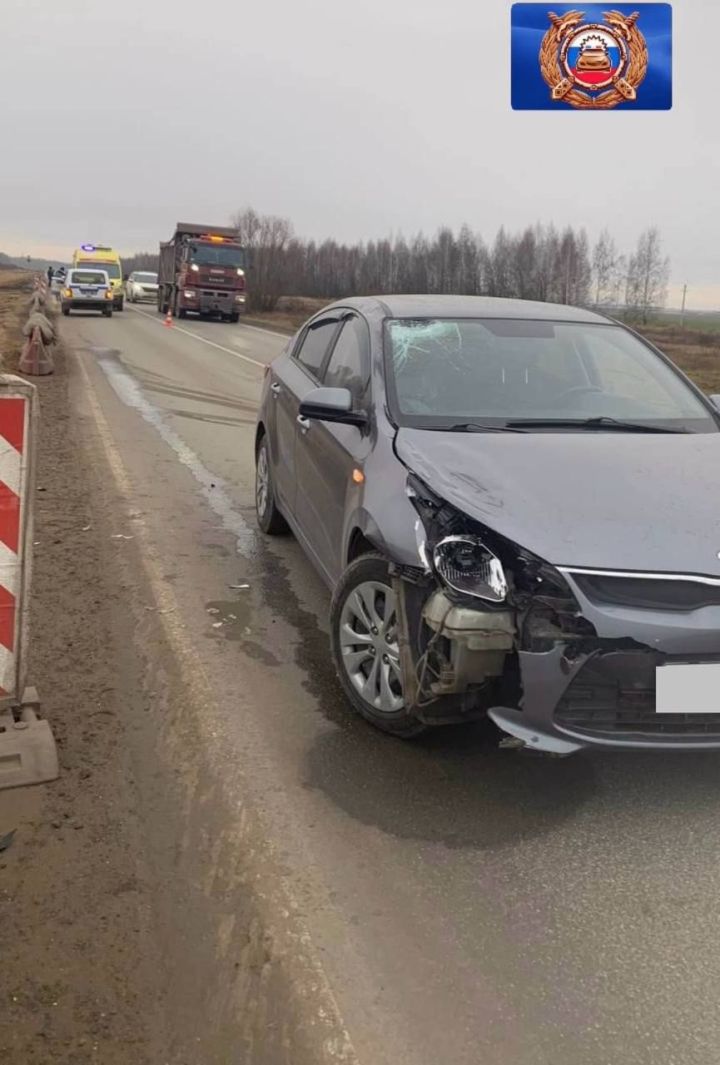 В Татарстане иномарка насмерть сбила 58-летнего пешехода