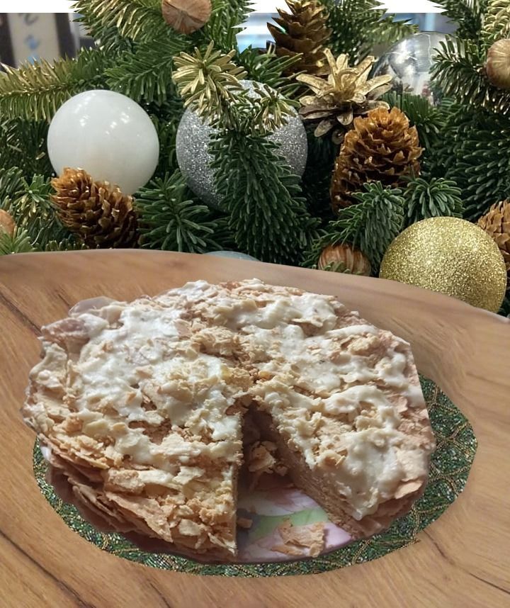 К Новому году: торт «Наполеон»