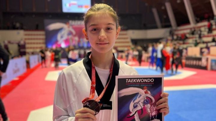 Золото из Эмиратов: юная челнинка стала чемпионкой мира по тхэквондо Золото из Эмиратов: юная челнинка стала чемпионкой мира по тхэквондо