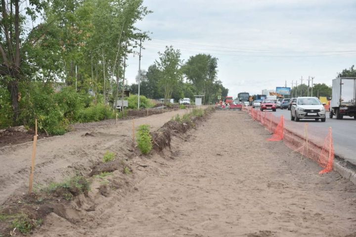 Челны готовятся к юбилею: Магистральную улицу проинспектировал Наиль Магдеев