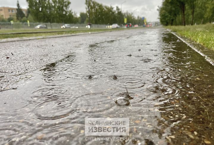 В Набережных Челнах дожди не прекратятся