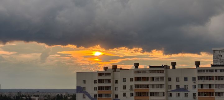 Слабый дождь и сильный ветер: погода в воскресенье в Татарстан