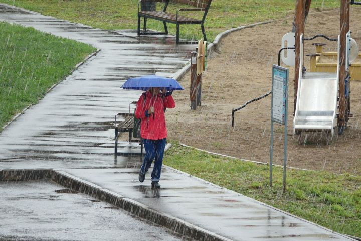 В Челнах завтра обещают сильный дождь с грозой