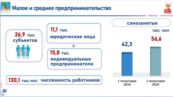 В Челнах число самозанятых за год выросло на 10 тысяч человек