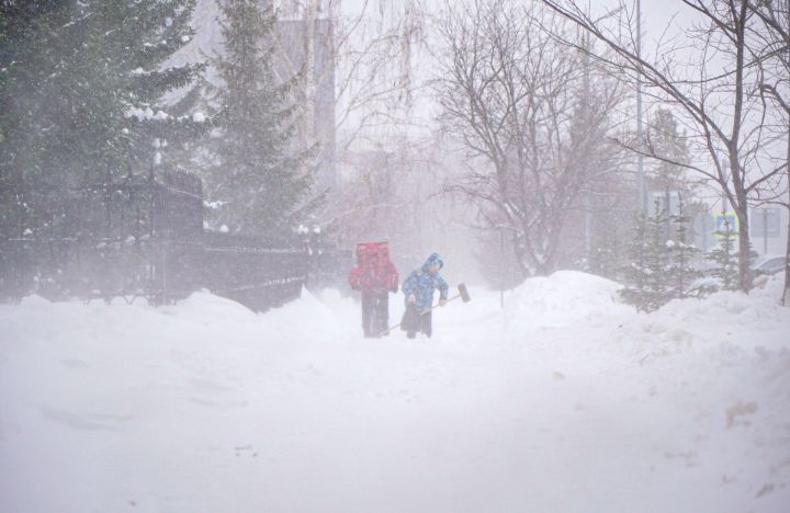 Циклоны принесут в Татарстан метели и сильный ветер